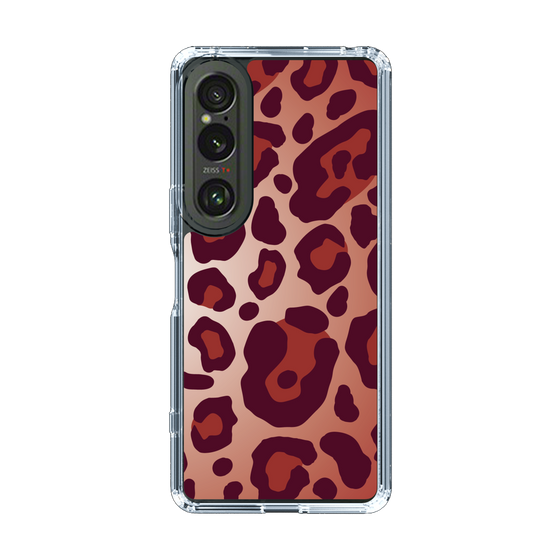 スリムプロテクションケース［ Leopard - Red ］