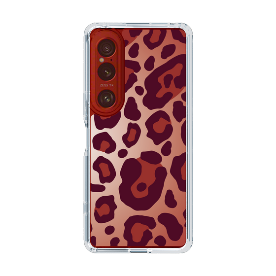 スリムプロテクションケース［ Leopard - Red ］