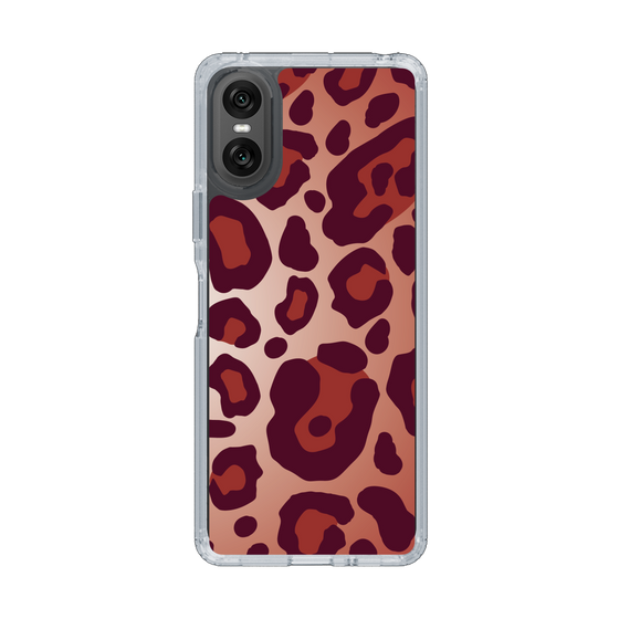 スリムプロテクションケース［ Leopard - Red ］