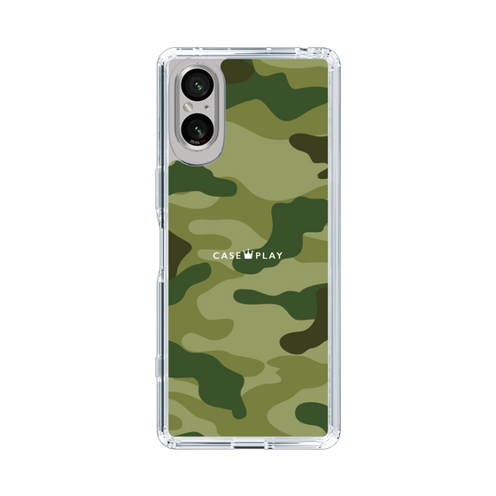 スリムプロテクションケース［ Camouflage - Green ］