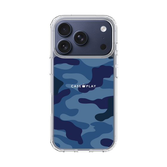 スリムプロテクションケース［ Camouflage - Blue ］