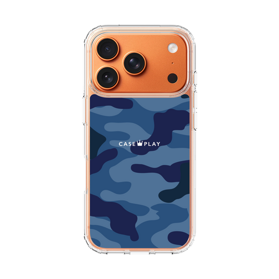 スリムプロテクションケース［ Camouflage - Blue ］