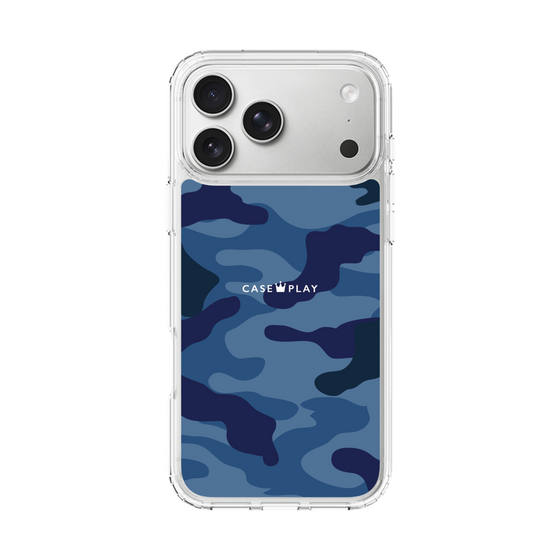 スリムプロテクションケース［ Camouflage - Blue ］