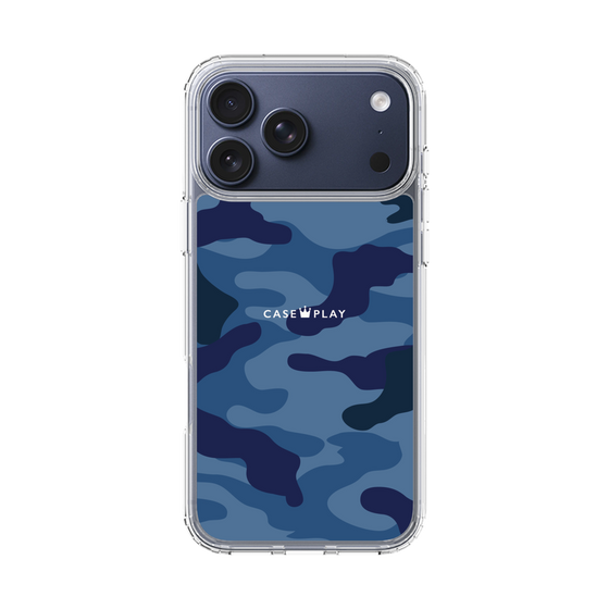 スリムプロテクションケース［ Camouflage - Blue ］