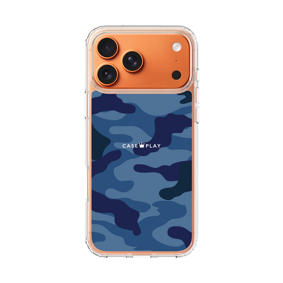 スリムプロテクションケース［ Camouflage - Blue ］