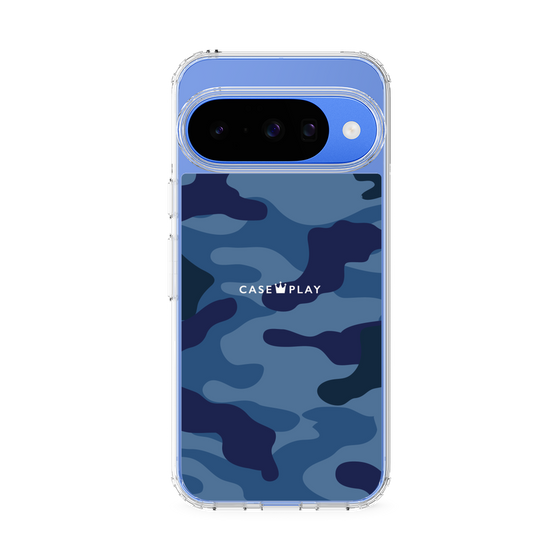 スリムプロテクションケース［ Camouflage - Blue ］