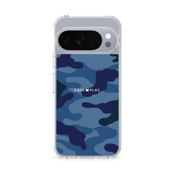 スリムプロテクションケース［ Camouflage - Blue ］