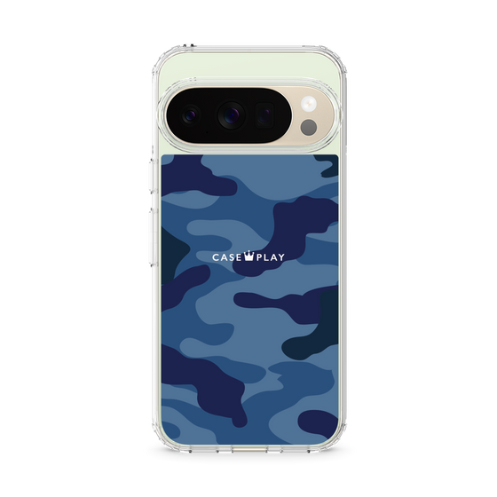 スリムプロテクションケース［ Camouflage - Blue ］
