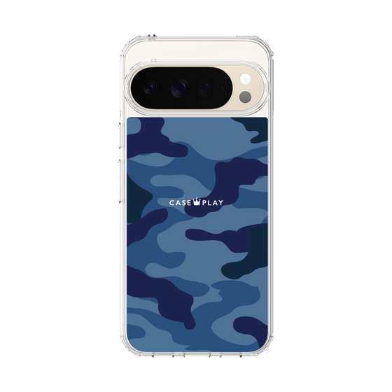 スリムプロテクションケース［ Camouflage - Blue ］