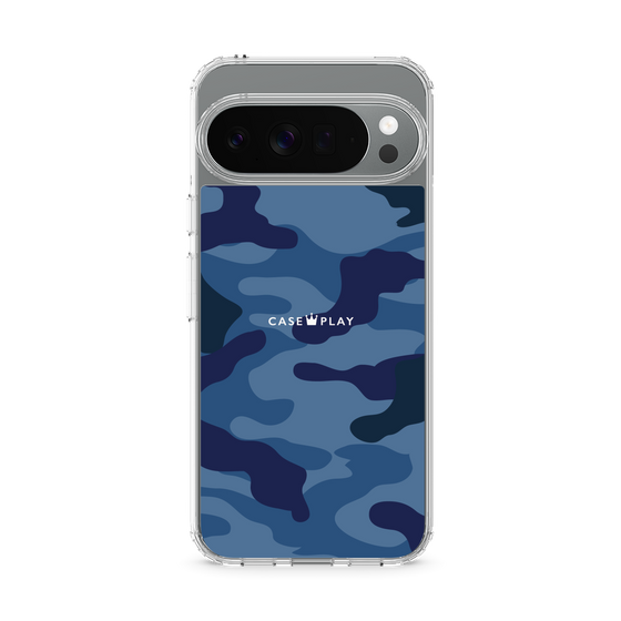 スリムプロテクションケース［ Camouflage - Blue ］