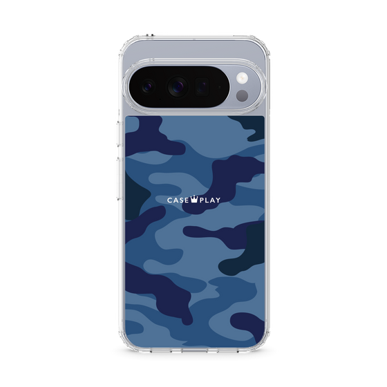 スリムプロテクションケース［ Camouflage - Blue ］