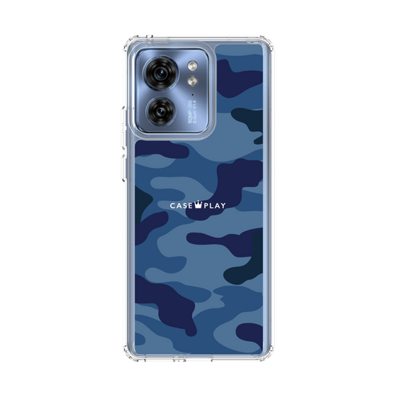 スリムプロテクションケース［ Camouflage - Blue ］
