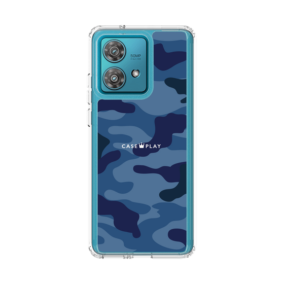 スリムプロテクションケース［ Camouflage - Blue ］