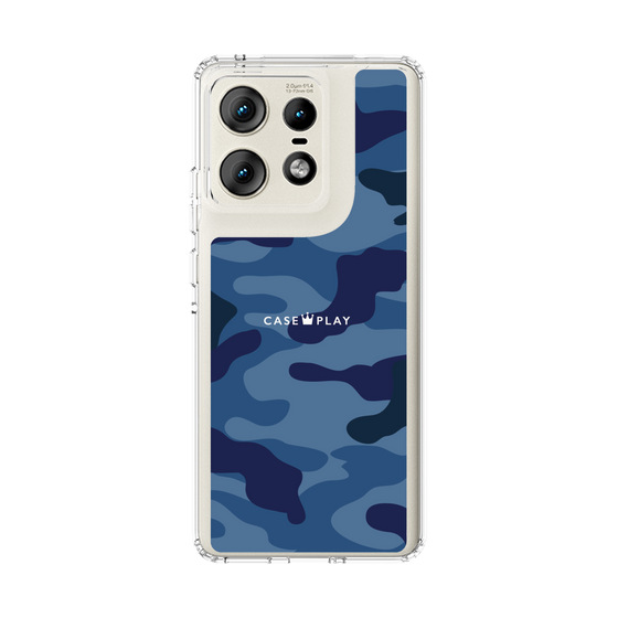 スリムプロテクションケース［ Camouflage - Blue ］
