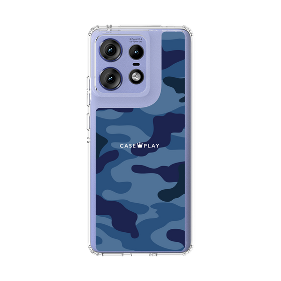 スリムプロテクションケース［ Camouflage - Blue ］