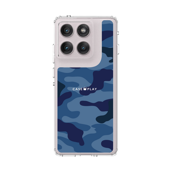 スリムプロテクションケース［ Camouflage - Blue ］