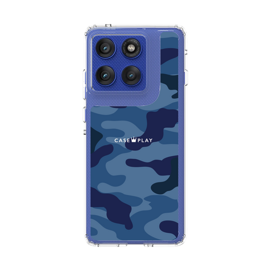 スリムプロテクションケース［ Camouflage - Blue ］