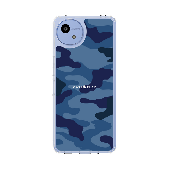スリムプロテクションケース［ Camouflage - Blue ］