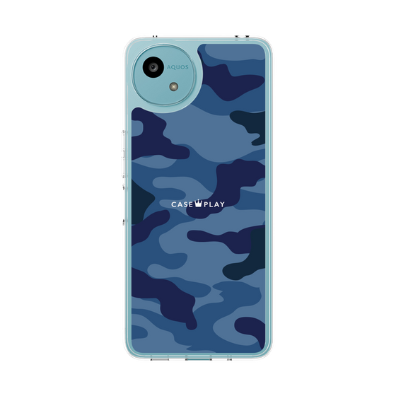 スリムプロテクションケース［ Camouflage - Blue ］