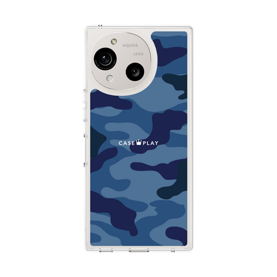 スリムプロテクションケース［ Camouflage - Blue ］