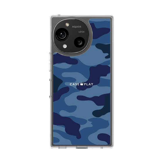 スリムプロテクションケース［ Camouflage - Blue ］