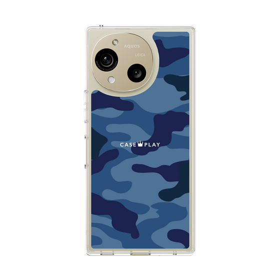 スリムプロテクションケース［ Camouflage - Blue ］