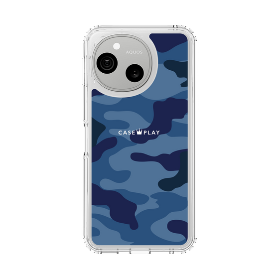 スリムプロテクションケース［ Camouflage - Blue ］