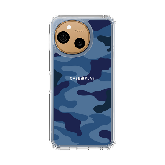 スリムプロテクションケース［ Camouflage - Blue ］