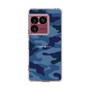 スリムプロテクションケース［ Camouflage - Blue ］