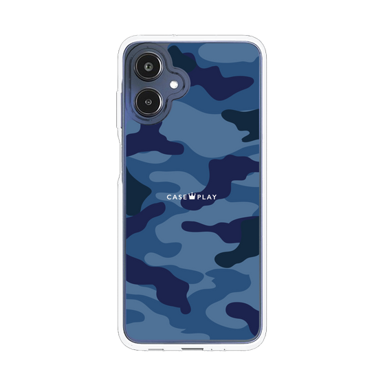 スリムプロテクションケース［ Camouflage - Blue ］