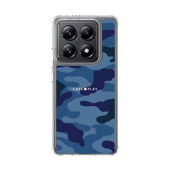 スリムプロテクションケース［ Camouflage - Blue ］