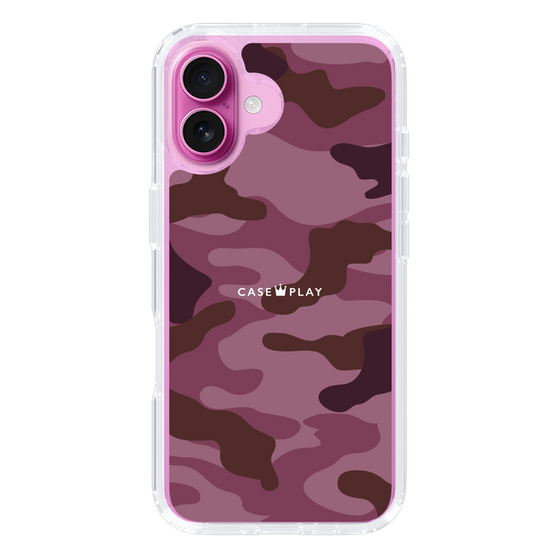 スリムプロテクションケース［ Camouflage - Pink ］