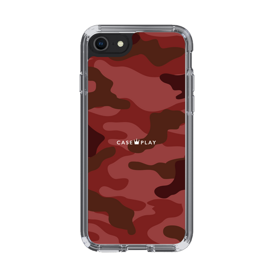 スリムプロテクションケース［ Camouflage - Red ］