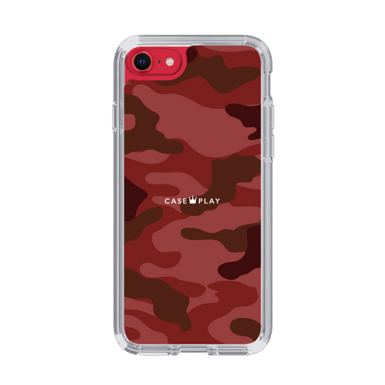 スリムプロテクションケース［ Camouflage - Red ］