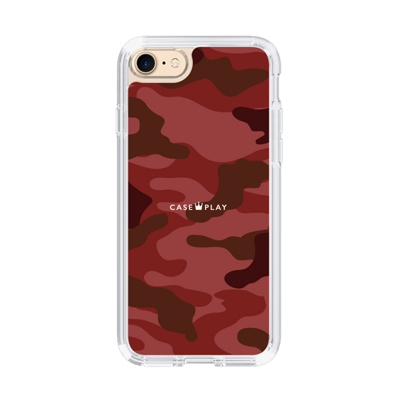 スリムプロテクションケース［ Camouflage - Red ］