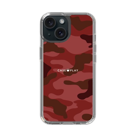 スリムプロテクションケース［ Camouflage - Red ］