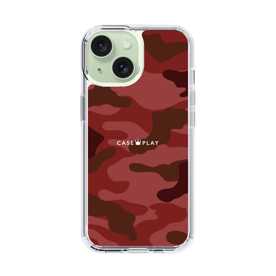 スリムプロテクションケース［ Camouflage - Red ］