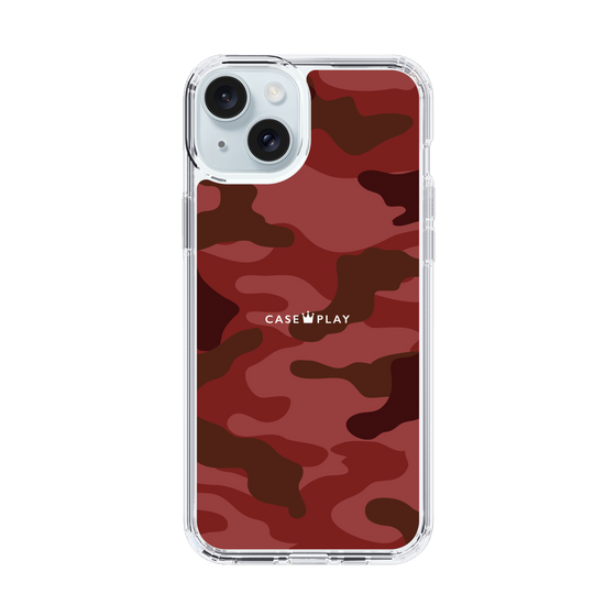 スリムプロテクションケース［ Camouflage - Red ］