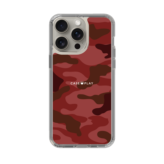 スリムプロテクションケース［ Camouflage - Red ］