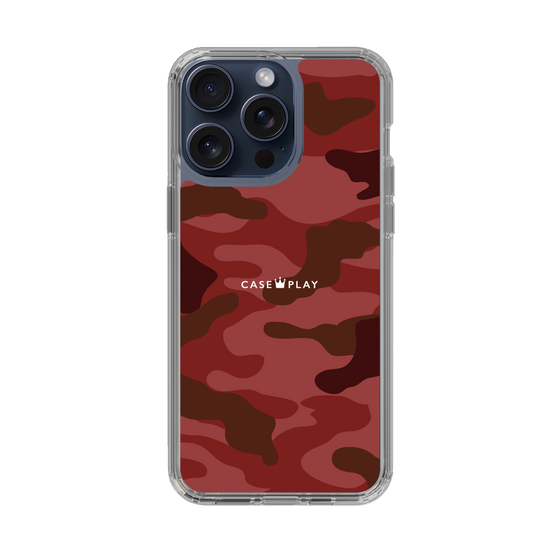 スリムプロテクションケース［ Camouflage - Red ］