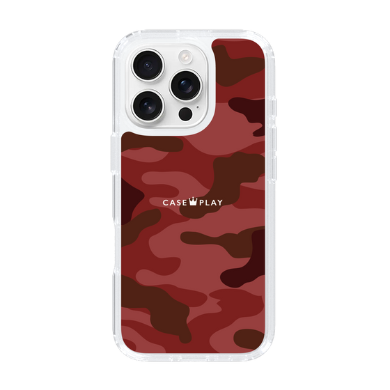 スリムプロテクションケース［ Camouflage - Red ］