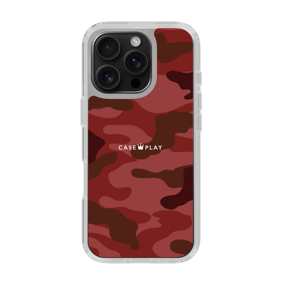 スリムプロテクションケース［ Camouflage - Red ］