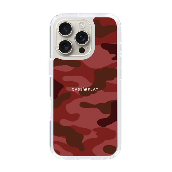 スリムプロテクションケース［ Camouflage - Red ］