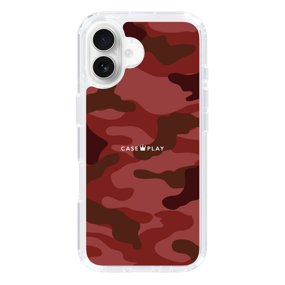 スリムプロテクションケース［ Camouflage - Red ］