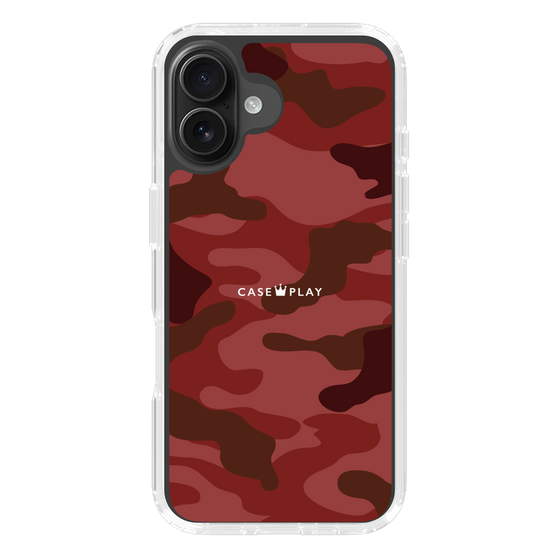 スリムプロテクションケース［ Camouflage - Red ］