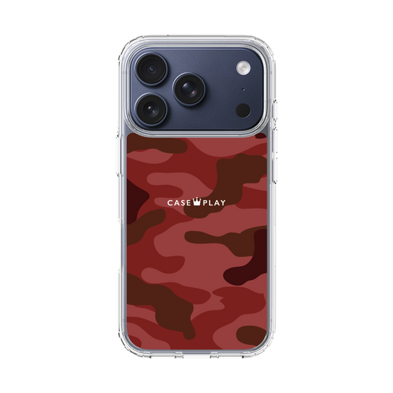 スリムプロテクションケース［ Camouflage - Red ］