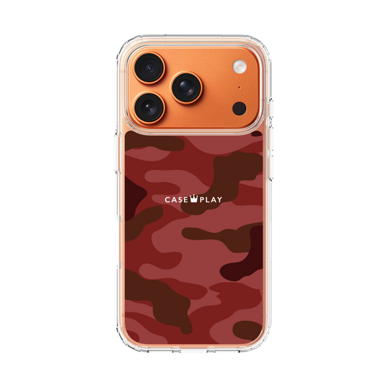スリムプロテクションケース［ Camouflage - Red ］