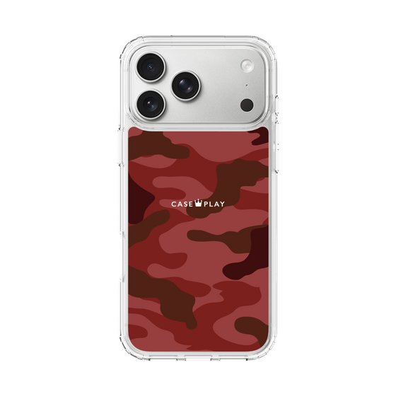 スリムプロテクションケース［ Camouflage - Red ］