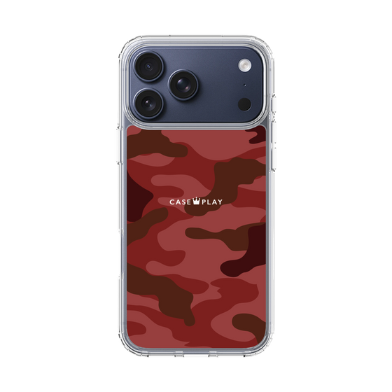 スリムプロテクションケース［ Camouflage - Red ］