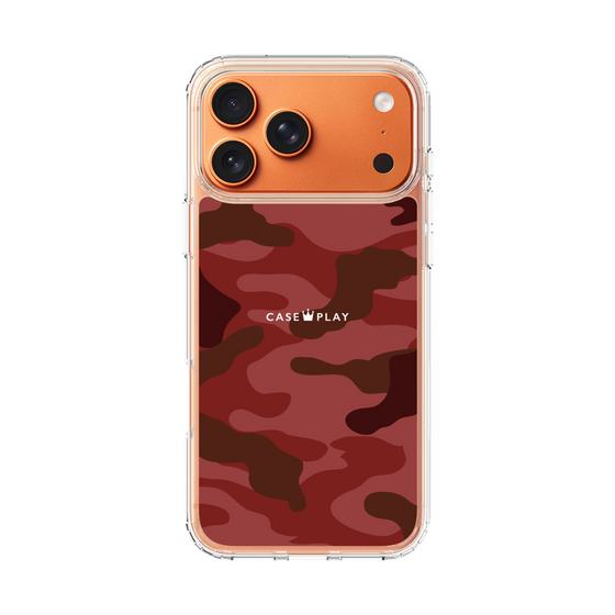 スリムプロテクションケース［ Camouflage - Red ］